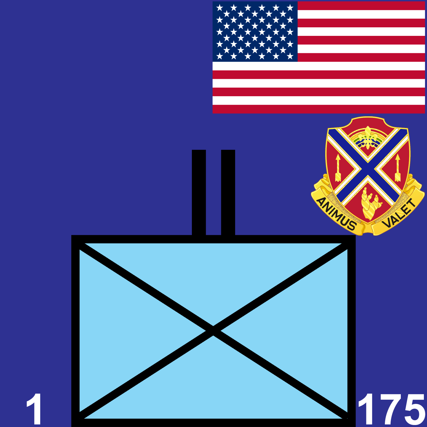 1st Battalion, 175th Infantry Regiment icon